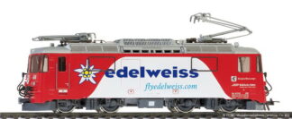 BEMO 1258 168 H0m RhB E-Lok Ge 4/4 II 618 Werbelok Bergün "Edelweiss", DC, NEU + OVP