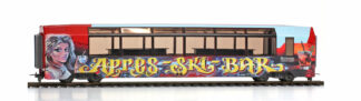 BEMO 3288 298 H0m MGB Bp 4028 Panoramawagen "Après-Ski-Bar" rot, DC, NEU + OVP
