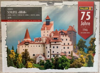 FALLER 130820 SCHLOSS BRAN, H0 Limitiert, NEU + OVP
