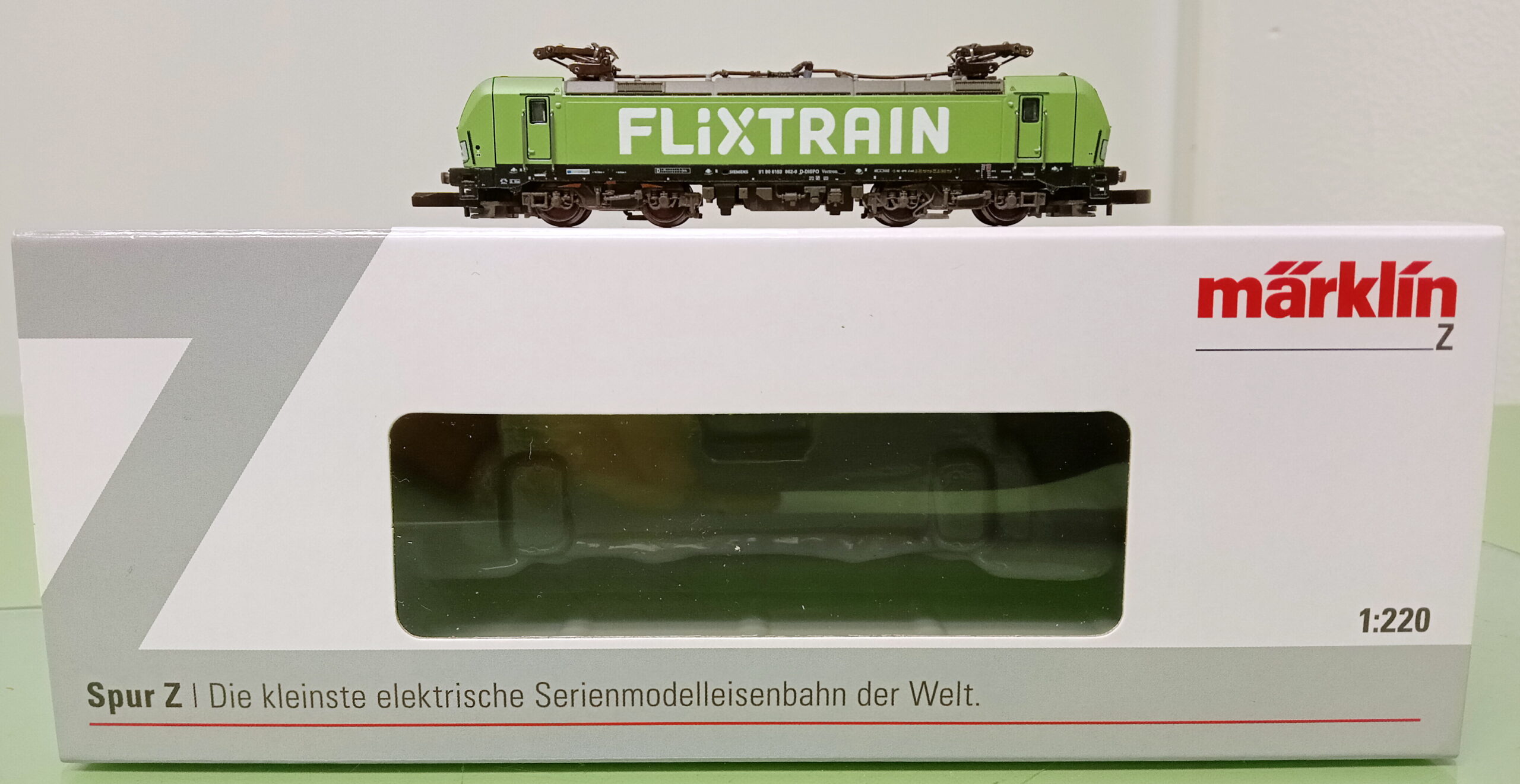 MÄRKLIN 88239 Flixtrain E-Lok BR 193 Vectron, mini-club Spur Z, Ep.VI, NEU + OVP – Bild 3