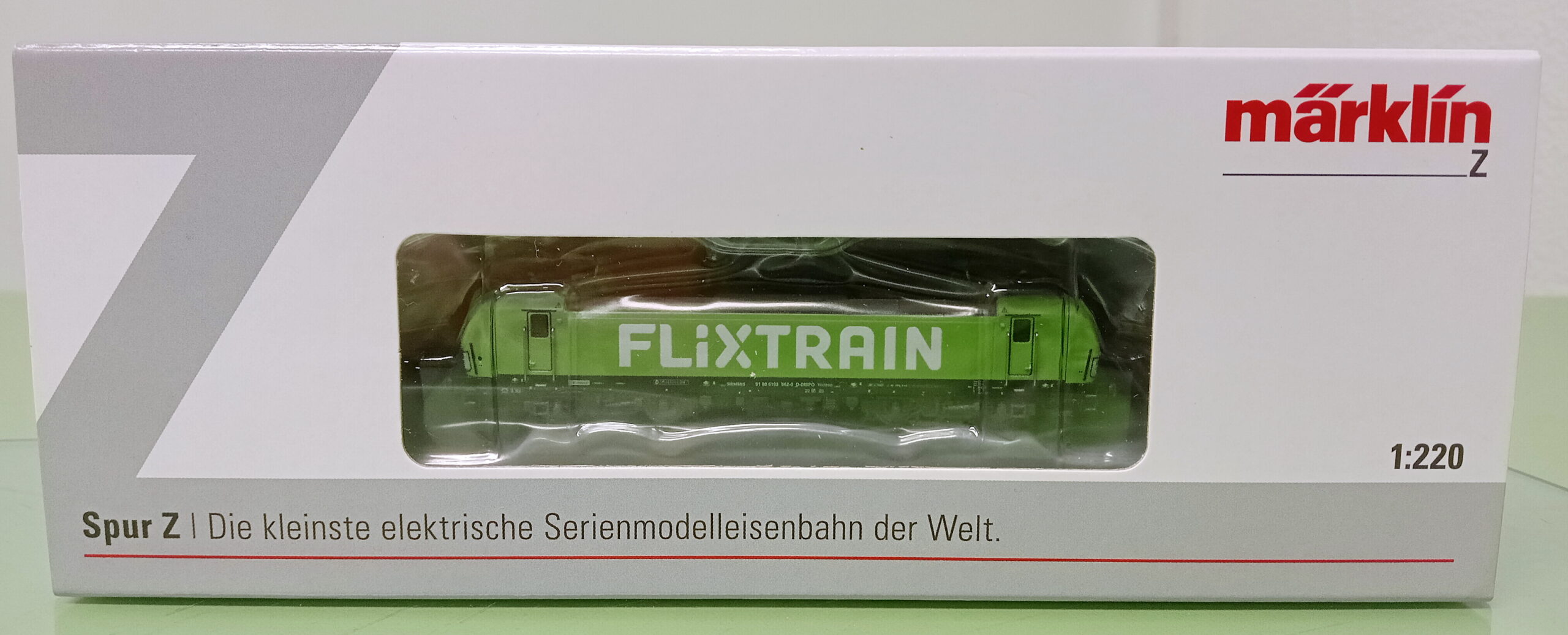 MÄRKLIN 88239 Flixtrain E-Lok BR 193 Vectron, mini-club Spur Z, Ep.VI, NEU + OVP – Bild 7