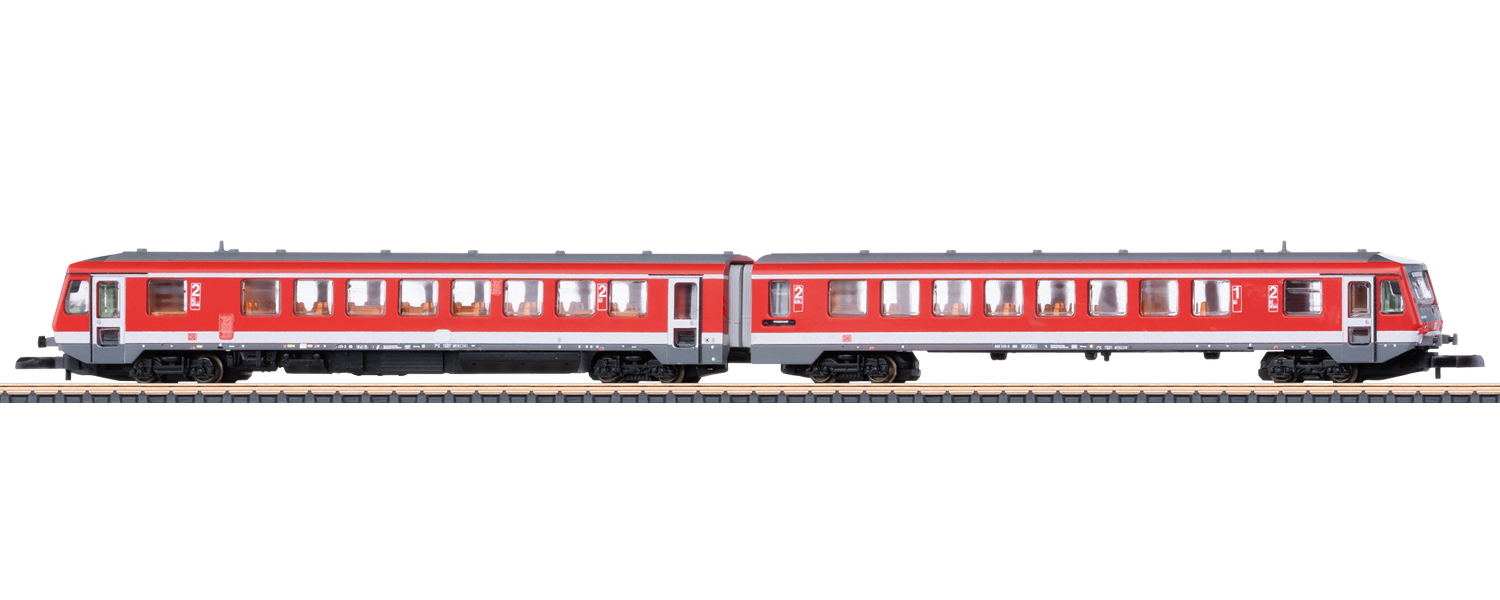 MÄRKLIN 88700 DB AG Dieseltriebwagen BR 628.2 / 928.2 verkehrsrot Spur Z, 1:220
