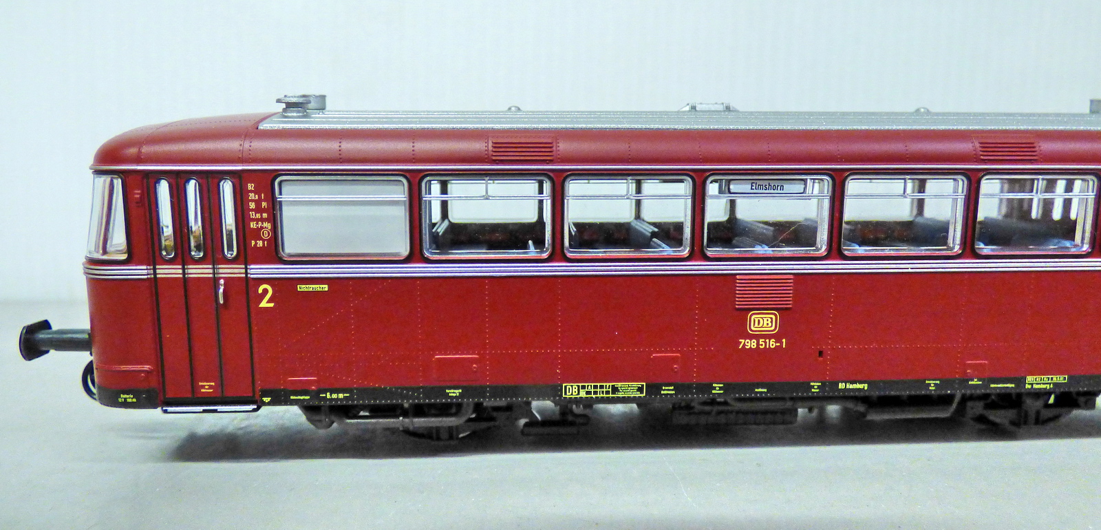 PIKO 52737 DB Schienenbus 798 + Steuerwagen 998, Ep. IV, H0, 1:87, DC – Bild 6