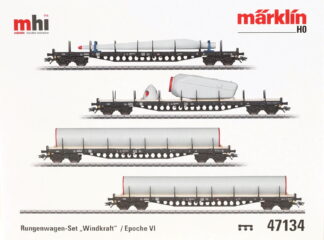 MÄRKLIN 47134  Rungenwagen-Set «Windkraft», H0, 1:87