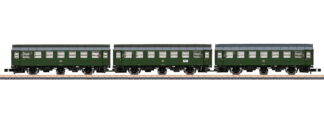 MÄRKLIN 87062  Z Nahverkehrswagen-Set, drei 3achs.-Umbauwagen 2. Kl., mini-club 1:220, NEU + OVP