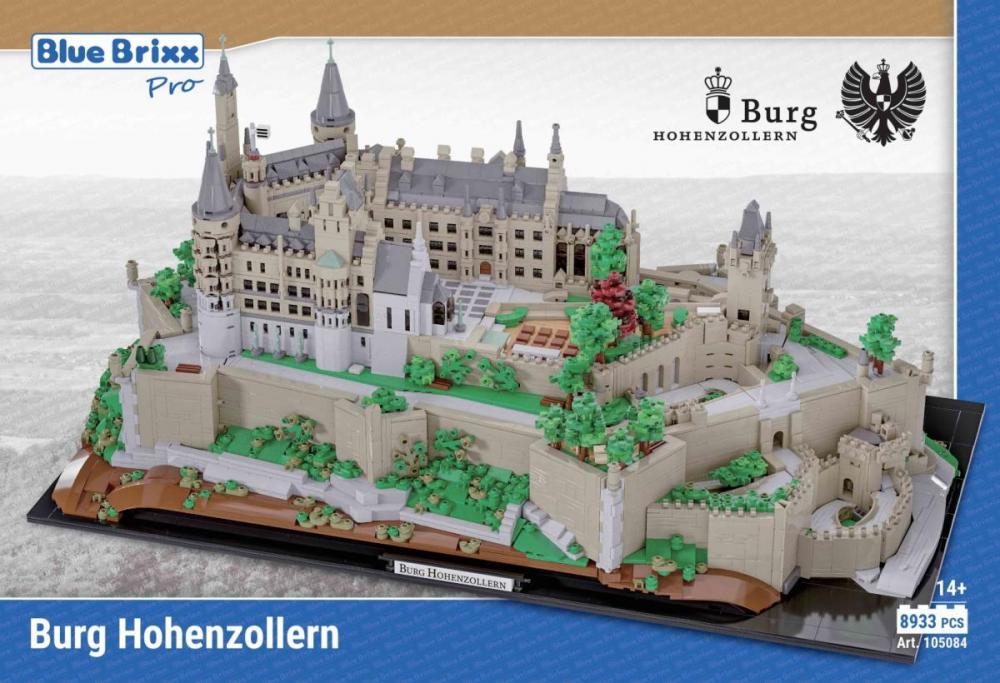 BLUE BRIXX-PRO 105084 Burg Hohenzollern, Klemmbausteine, NEU + OVP