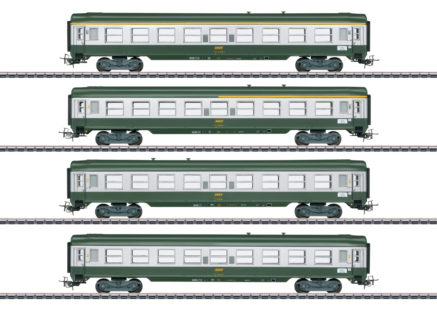 MÄRKLIN 40691 SNCF Schnellzugwagen-Set «TinPlate» 4tlg., H0, 1:87 – Bild 2