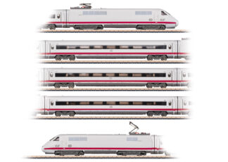MÄRKLIN 88716 DB InterCityExperimental (ICE-V) BR 401.0, 5teilige Einheit, Ep. V, Spur Z, 1:220